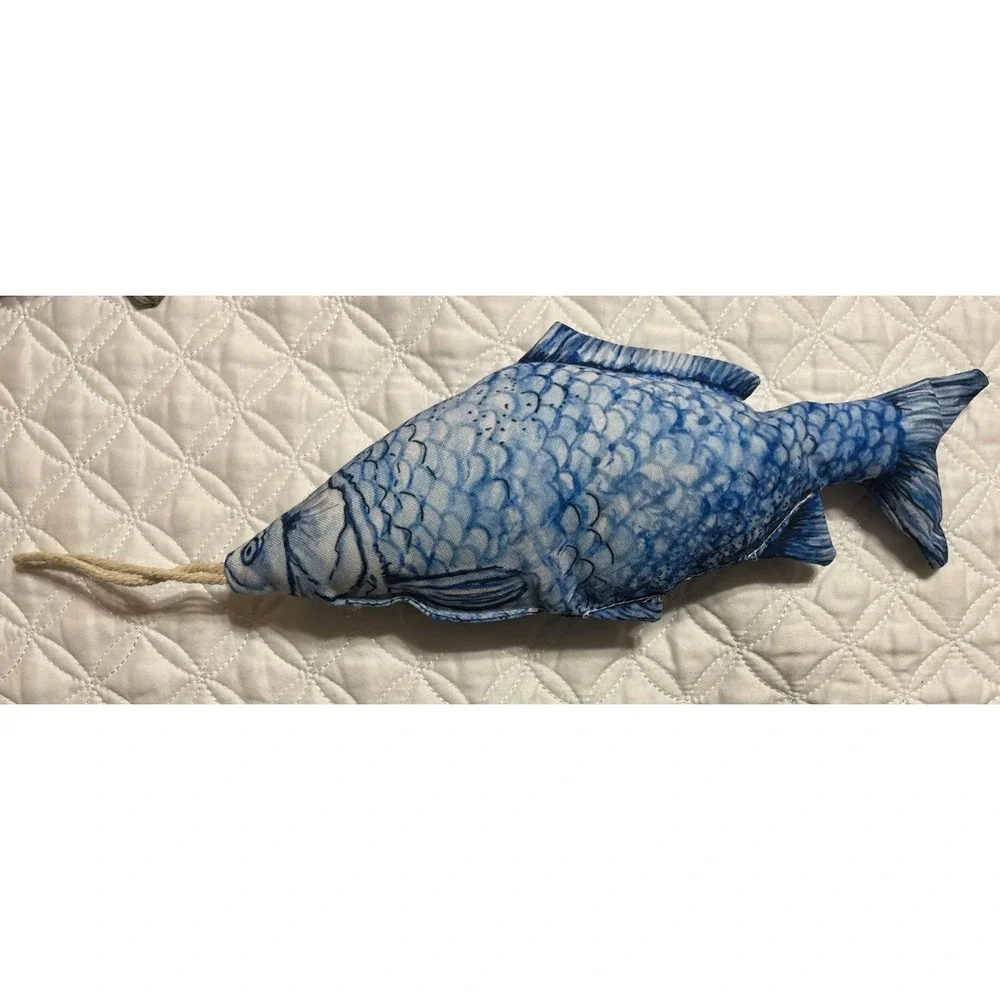 Fish Shape Bedroom Plush Stuffed Toy Home Decor With Rope